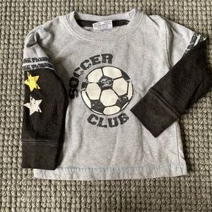 Mish Boys Long Sleeve Soccer Tee (9M)